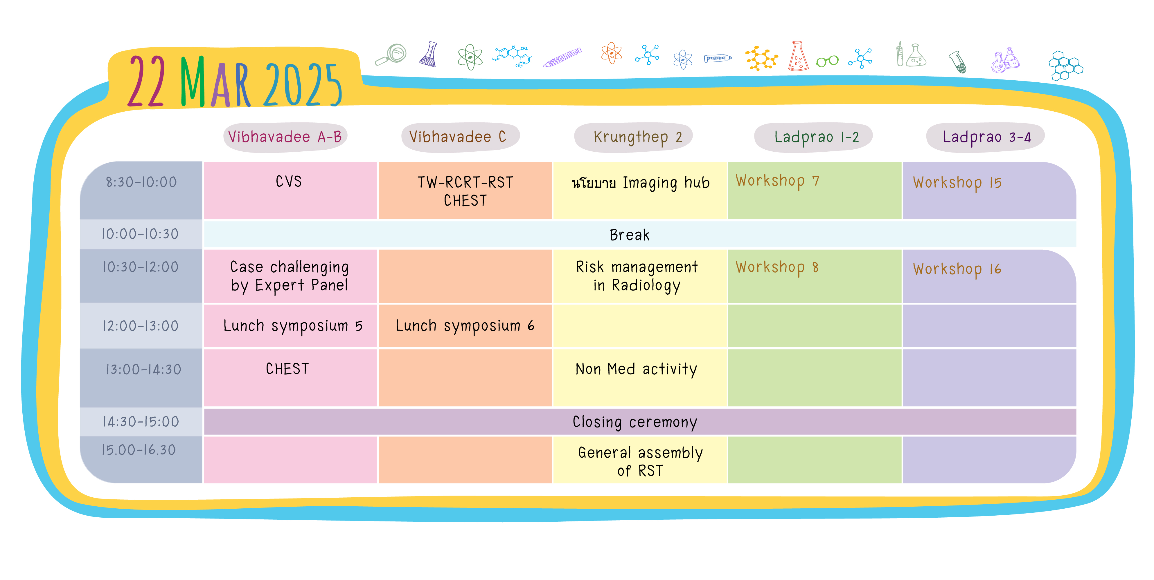 Program 22 Mar